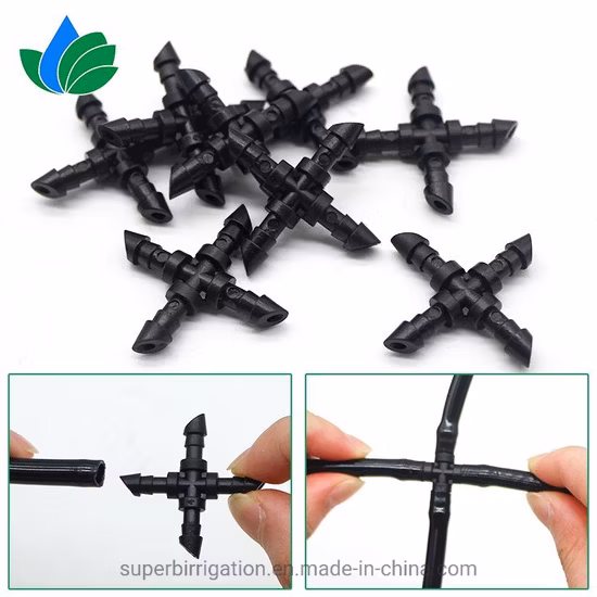 Barb Four Way Capillary Special Accessories PVC4/7 Capillary Four Way Shunt