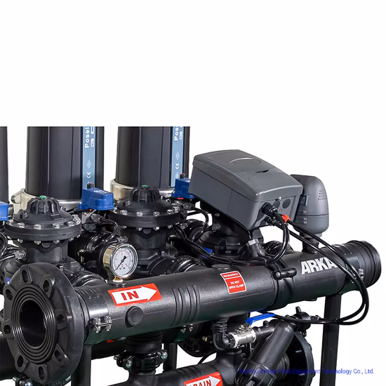 Sistema automático de filtro de disco Backawsh para sistema de irrigação agrícola/irrigação por gotejamento agrícola